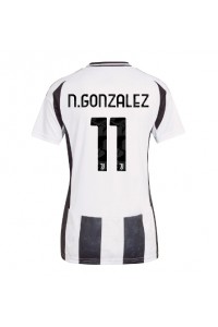 Juventus Nicolas Gonzalez #11 Voetbaltruitje Thuis tenue Dames 2024-25 Korte Mouw